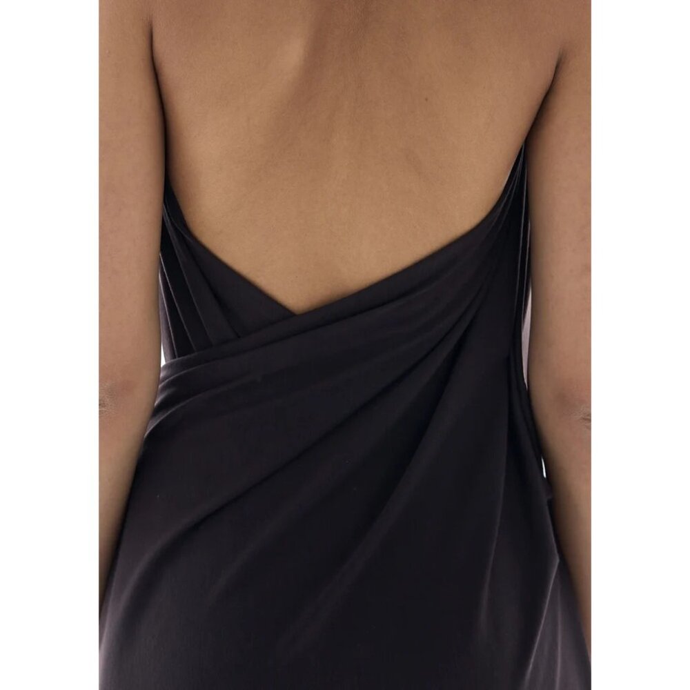 Diana Milkanova Studio Gaia Dress in Chocolate Brown One Size New Womens Maxi - Picture 13 of 16